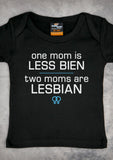 Two Moms – Baby Black Onepiece & T-shirt