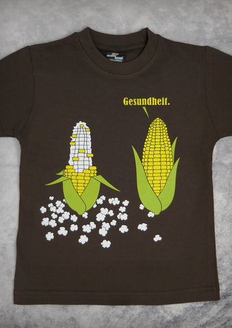 Popcorn – Youth Chocolate Brown T-shirt