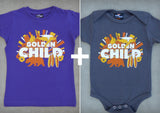 Golden Child Gift Set – Youth T-shirt + Baby Onepiece/T-shirt
