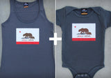 Locally Grown Gift Set – California Women's Tank Top + Baby Onepiece/T-shirt
