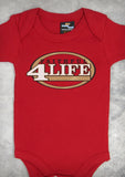 Faithful 4 Life – Baby Red Onepiece & T-shirt