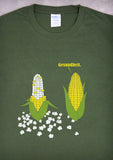 Popcorn – Men's Olive & Chocolate Brown T-shirt
