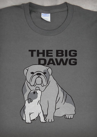 The Big Dawg – Men's Daddy Charcoal Gray T-shirt