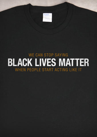Black Lives Matter – Men's Black T-shirt