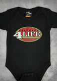 Faithful 4 Life – Baby Black Onepiece & T-shirt