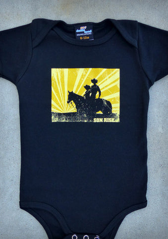 Son Rise – Baby Boy Black Onepiece & T-shirt