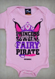 Princess Cowgirl Fairy Pirate – Baby Pink Onepiece & T-shirt