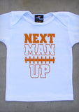 Next Man Up (Texa) – Baby White Onepiece & T-shirt