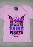 Princess Cowgirl Fairy Pirate – Baby Girl Pink Onepiece & T-shirt