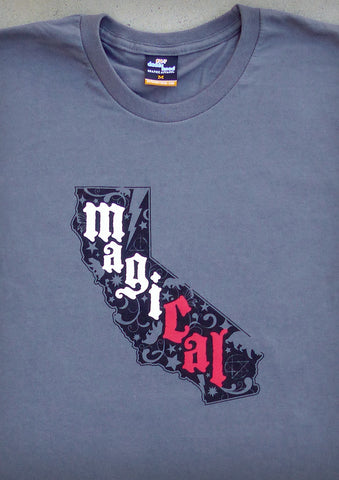 MagiCAL – California Men's Charcoal Gray T-shirt