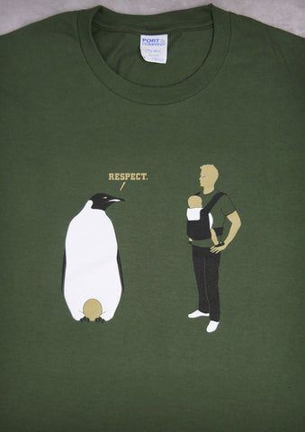 Respect – Men's Daddy Olive Green T-shirt