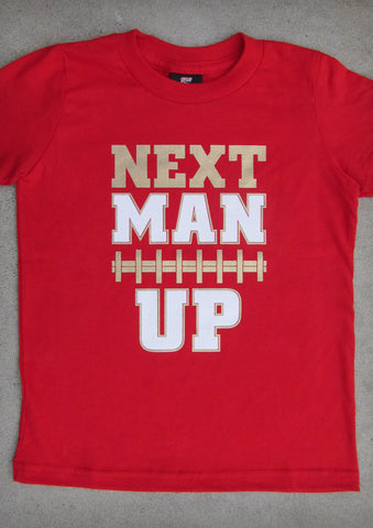 Next Man Up (San Francisco) – Youth Red T-shirt