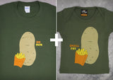 Small Fry & Big Papa Gift Set – Men's Daddy T-shirt + Baby Onepiece/T-shirt