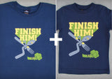 Finish Him Gift Set – Men's T-shirt + Youth Boy T-shirts